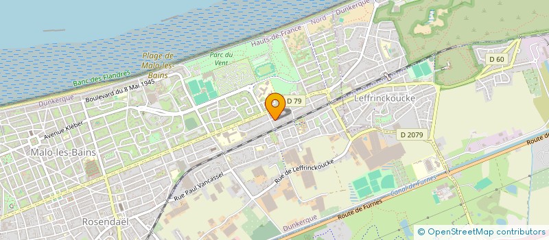 localisation de l'entreprise ARMANBELLE à DUNKERQUE