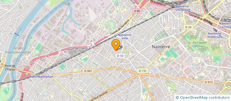 localisation de l'entreprise ARMANCE  NANTERRE