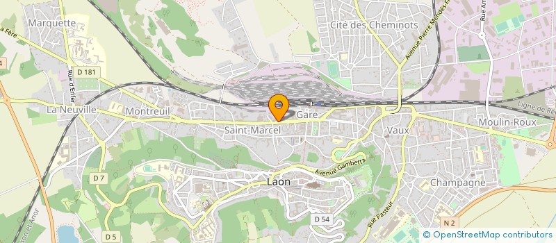 localisation de l'entreprise ARMANCE GRISET à LAON