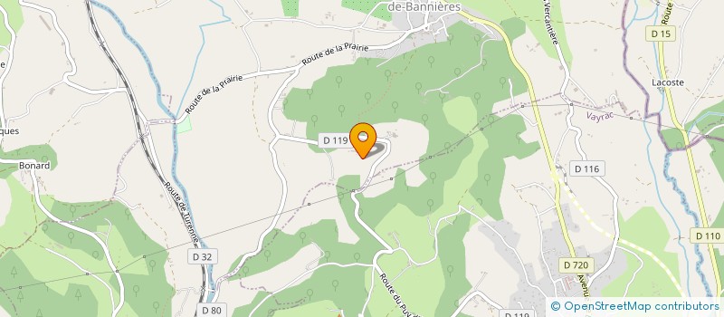 localisation de l'entreprise ARMAND  SAINT-MICHEL-DE-BANNIERES