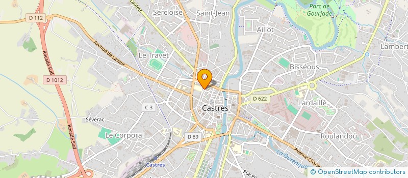 localisation de l'entreprise ARMAND à CASTRES