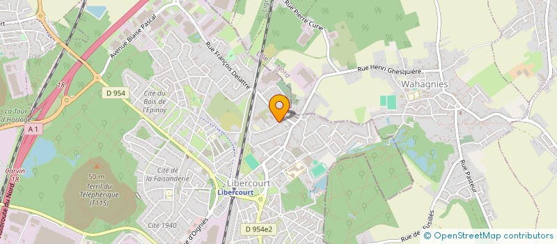 localisation de l'entreprise ARMAND CARREL  LIBERCOURT