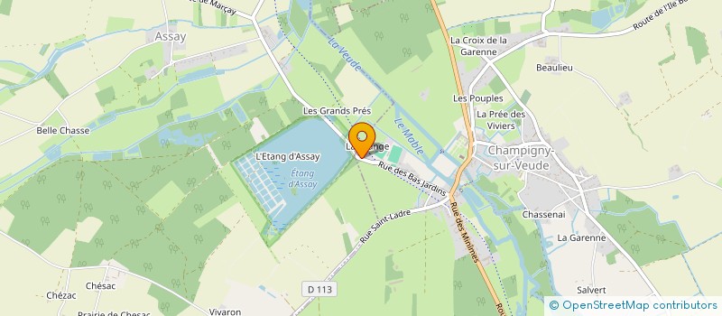 localisation de l'entreprise ARMAND DE MONTBARBET  BRAYE-SOUS-FAYE