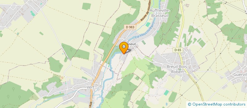 localisation de l'entreprise ARMAND DE WAELE CVC  AUFFREVILLE-BRASSEUIL