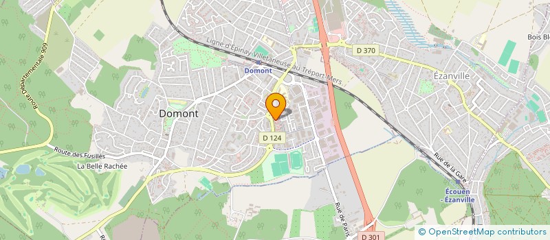 localisation de l'entreprise ARMAND DESIGN BATIMENT à DOMONT