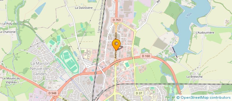 localisation de l'entreprise ARMAND&DURANTEAU à LA ROCHE-SUR-YON