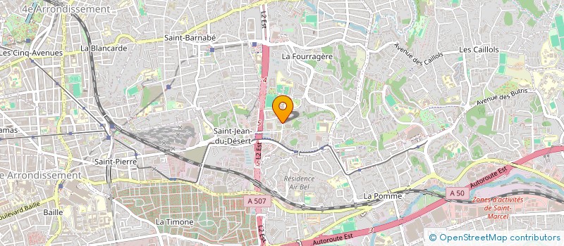 localisation de l'entreprise ARMAND ET BRUN QUINCAILLERIE à MARSEILLE