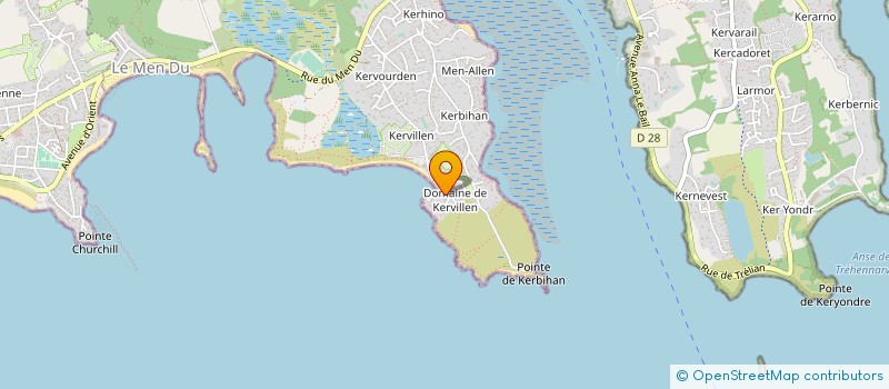 localisation de l'entreprise ARMAND ET MATHILDE CUNY ARCHITECTES à ARRADON