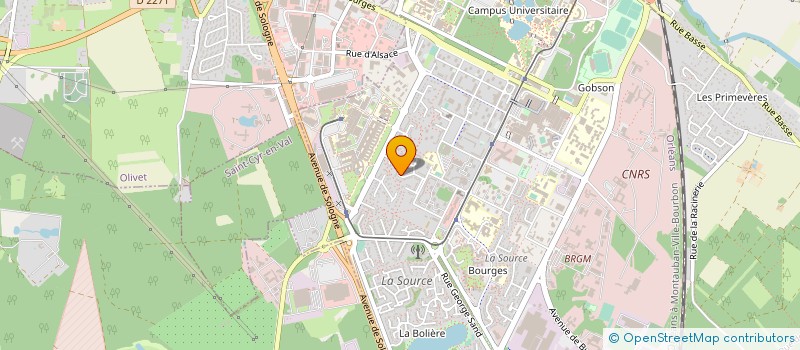 localisation de l'entreprise ARMAND & FILS TRANSPORTS  ORLEANS