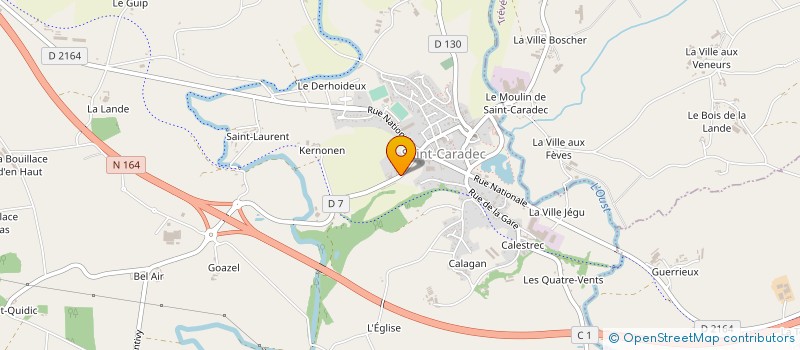 localisation de l'entreprise ARMAND GUILLAUME à SAINT-CARADEC