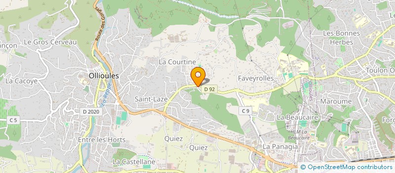 localisation de l'entreprise ARMAND GUILLEMOTEAU CONSULTING - AGC  OLLIOULES