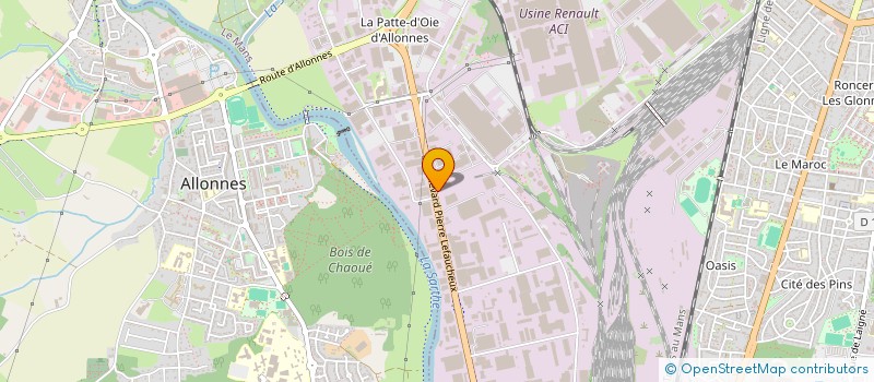 localisation de l'entreprise ARMAND IMMO  LE MANS