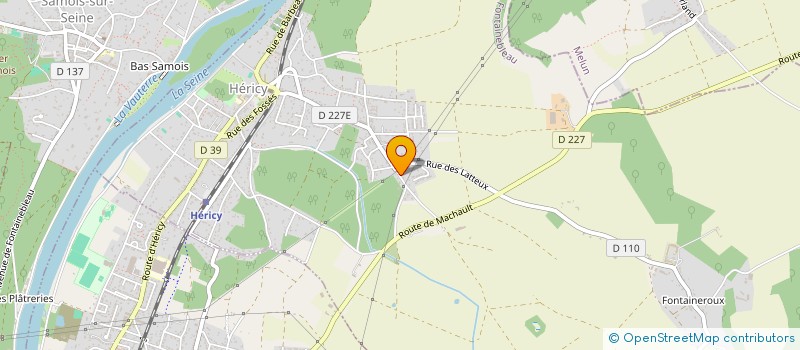 localisation de l'entreprise ARMAND LUCAS COIFFURE  HERICY