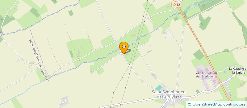 localisation de l'entreprise ARMAND SAP  ST SYMPHORIEN DES BRUYERES