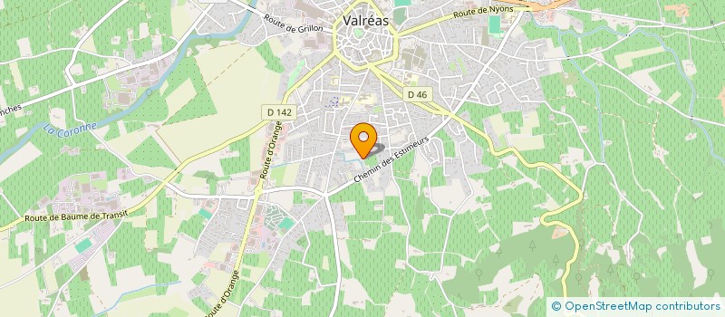 localisation de l'entreprise ARMAND T P à VALREAS