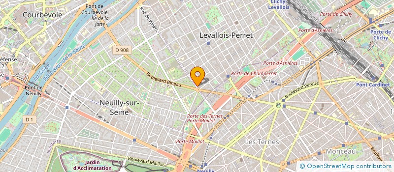 localisation de l'entreprise ARMAND THIERY SAS à LEVALLOIS-PERRET