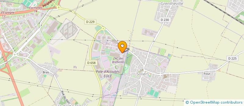 localisation de l'entreprise ARMAND TRANSPORT REMORQUAGE  SOLIERS