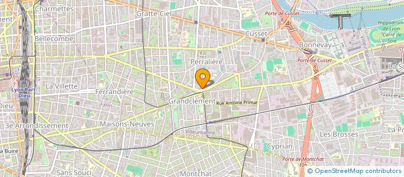 localisation de l'entreprise ARMANDALINEGAGOLMNP  VILLEURBANNE