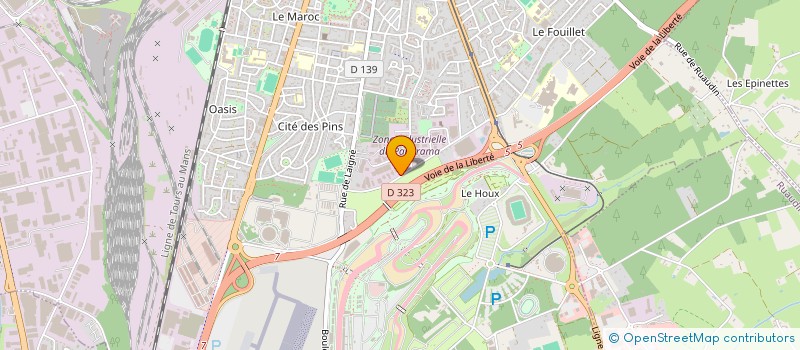 localisation de l'entreprise ARMANDE BOUTIQUE SOC  LE MANS