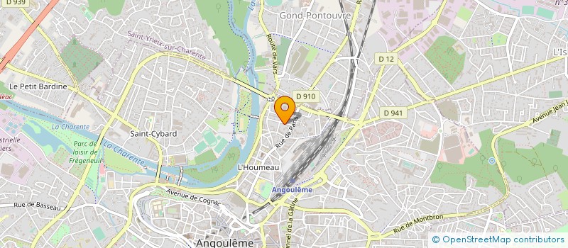 localisation de l'entreprise ARMANDIA à ANGOULEME