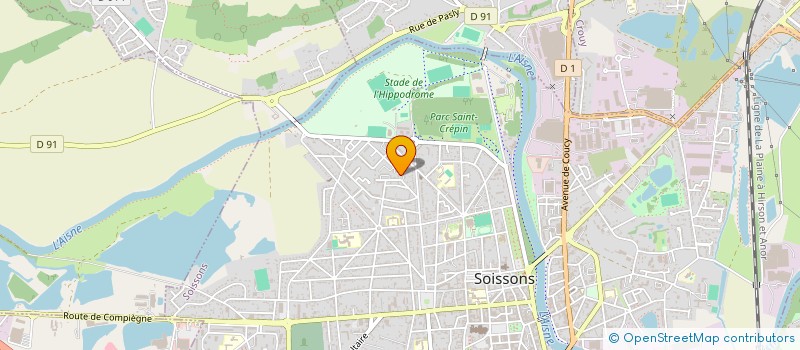 localisation de l'entreprise ARMANDJAWA à SOISSONS