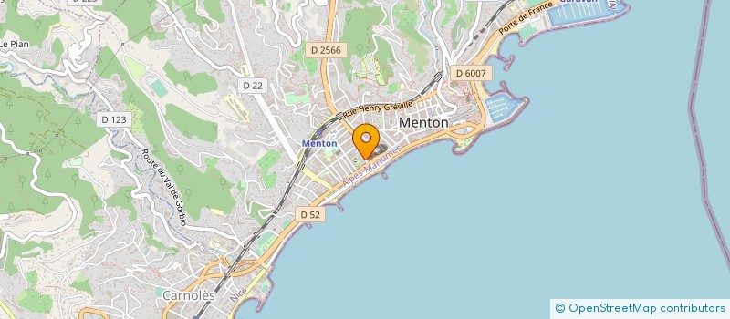 localisation de l'entreprise ARMANDO à MENTON