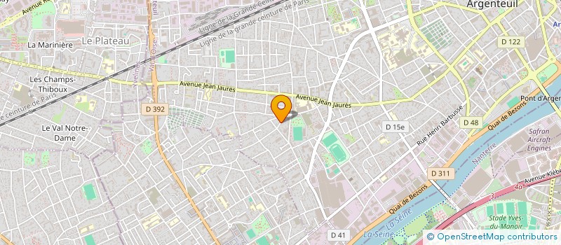 localisation de l'entreprise ARMANDO AMERICO DOMINGUES  ARGENTEUIL