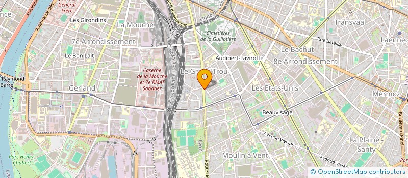 localisation de l'entreprise ARMANDO ECHAFAUDAGE  LYON