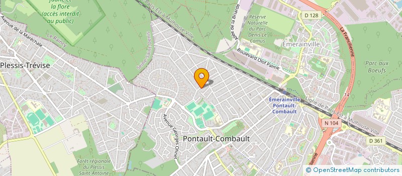 localisation de l'entreprise ARMANDO IMMO  PONTAULT-COMBAULT