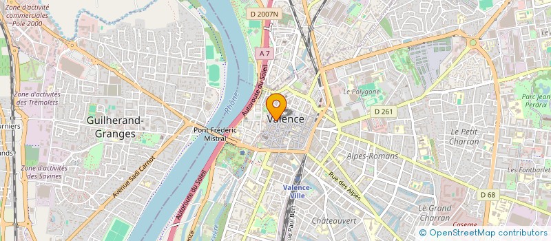 localisation de l'entreprise ARMANDRE à VALENCE