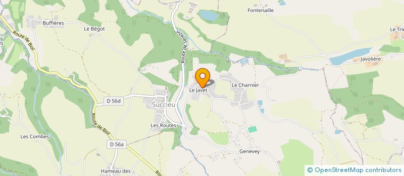 localisation de l'entreprise ARMANET NEGOCE  SUCCIEU