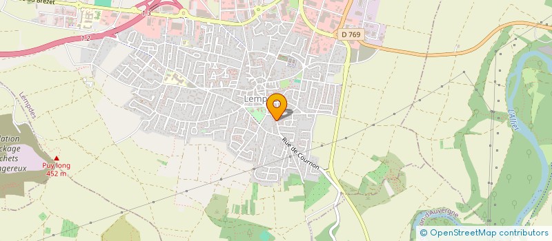 localisation de l'entreprise ARMANI  LEMPDES