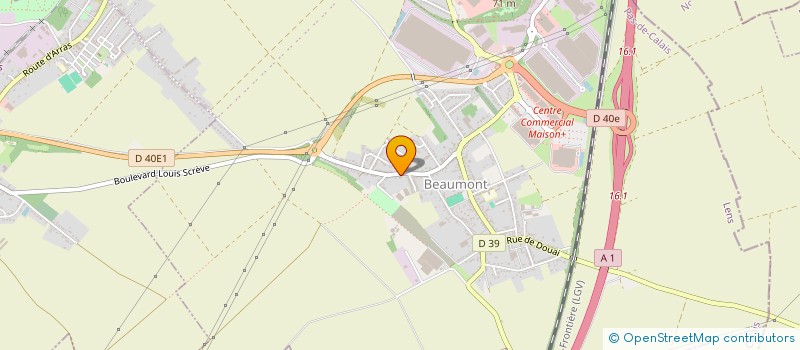 localisation de l'entreprise ARMAPA à HENIN-BEAUMONT
