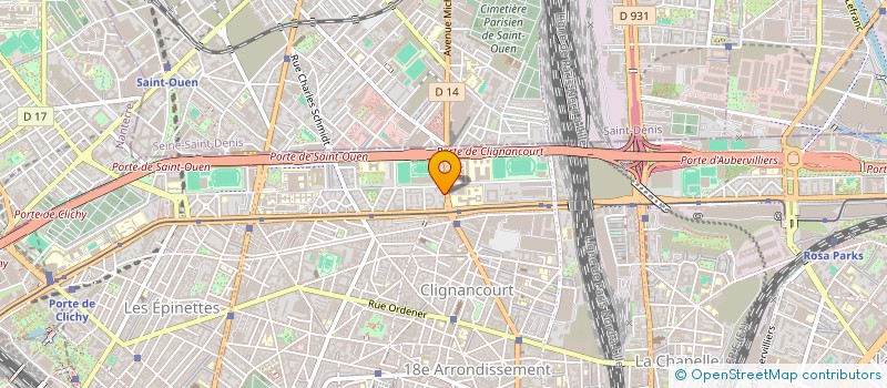 localisation de l'entreprise ARMAR FRERES VTC  PARIS 18