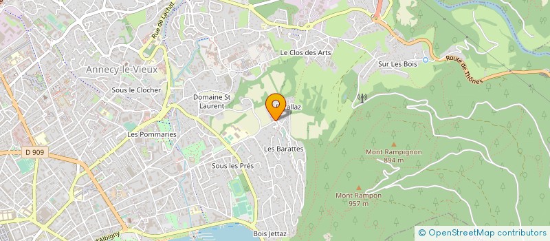 localisation de l'entreprise ARMARIE IMMOBILIER à ANNECY