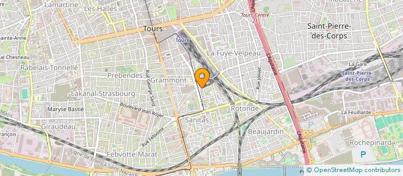 localisation de l'entreprise ARMAS à TOURS