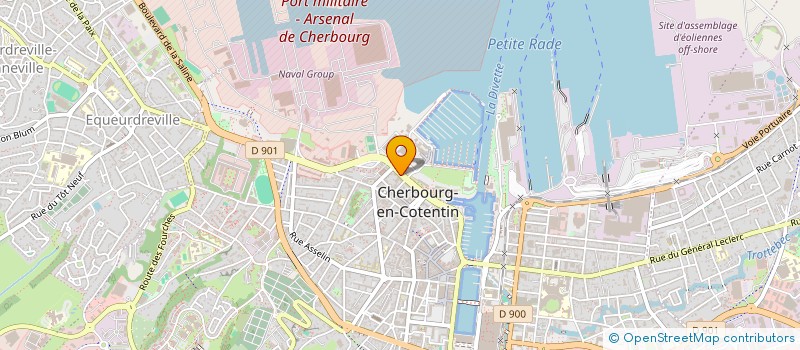localisation de l'entreprise ARMASSANDRES HAGUE ARMATURES à CHERBOURG-EN-COTENTIN