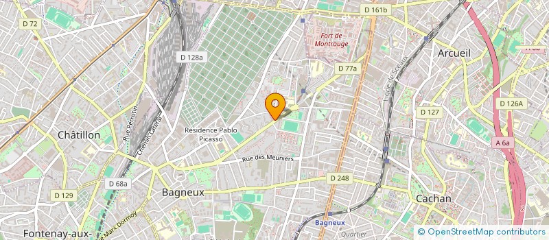 localisation de l'entreprise ARMAT à BAGNEUX