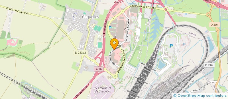 localisation de l'entreprise ARMAT à COQUELLES
