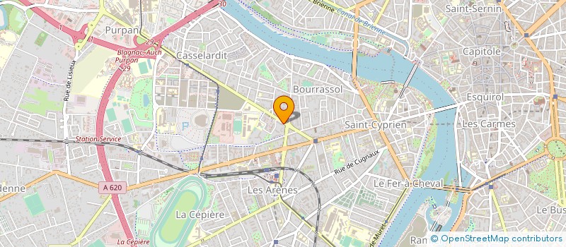 localisation de l'entreprise ARMATAN VOYAGES à TOULOUSE