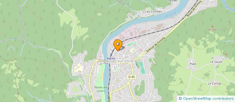 localisation de l'entreprise ARMATELEC  AUREC-SUR-LOIRE