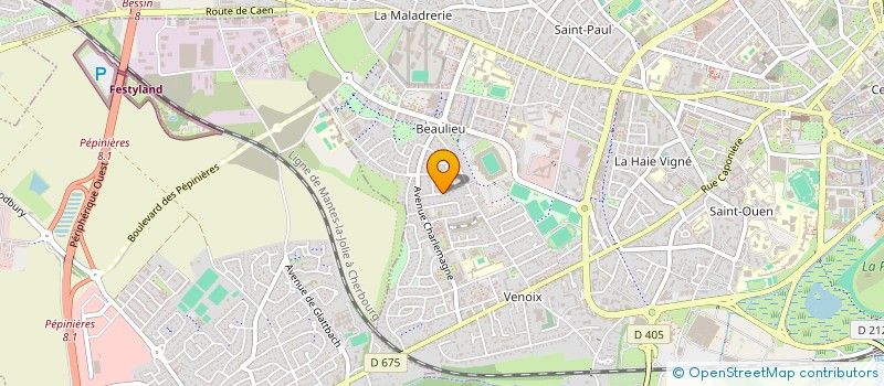 localisation de l'entreprise ARMATINE à CAEN