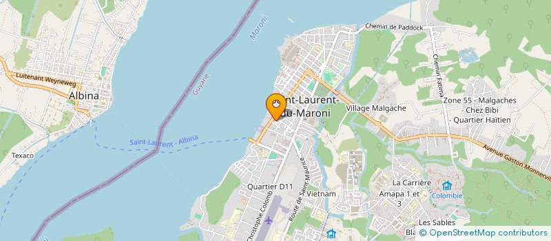 localisation de l'entreprise ARMATON GUYANE à SAINT-LAURENT-DU-MARONI