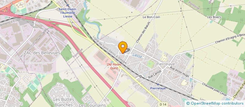 localisation de l'entreprise ARMATURE MERBOUH  PIERRELAYE