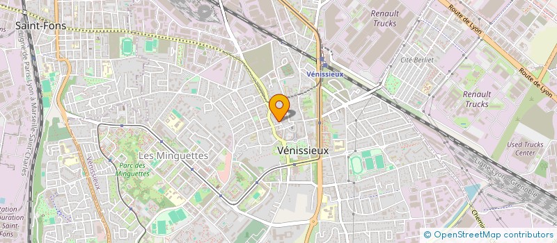 localisation de l'entreprise ARMATURES 69  VENISSIEUX