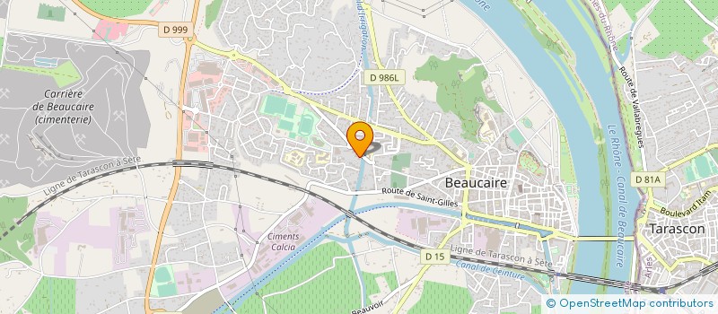 localisation de l'entreprise ARMATURES T.S. à BEAUCAIRE