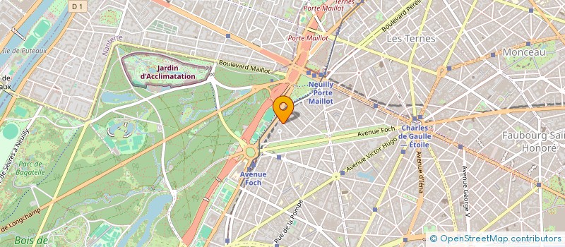 localisation de l'entreprise ARMAU 1  PARIS 16