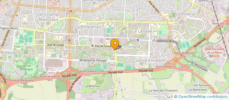 localisation de l'entreprise ARMAURE à RENNES