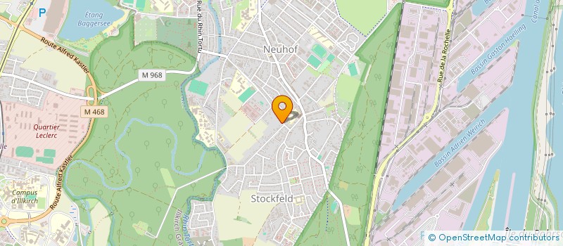 localisation de l'entreprise ARMAVENI MATERIAUX DU BATIMENT A.M.B.  STRASBOURG