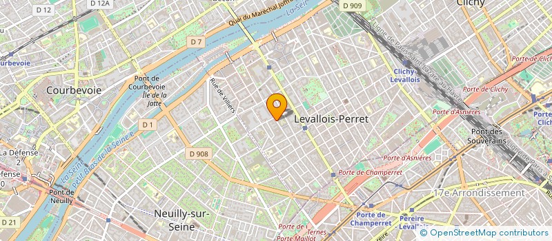 localisation de l'entreprise ARMAVICA 41 à LEVALLOIS-PERRET